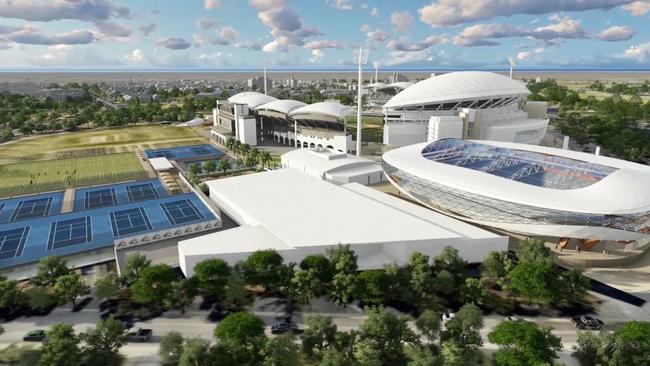 An artist’s impression of the Memorial Drive redevelopment.