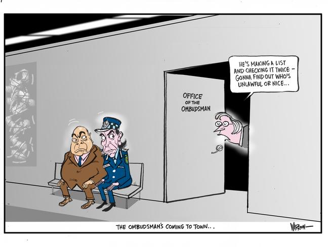 Cartoonist Warren Brown’s view.