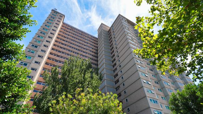 Researchers warned densifying urban areas with multi-rise housing over single family homes was unfavourable when it was too expensive for middle income households and unattractive for many households. Picture: NewsWire / Luis Enrique Ascui