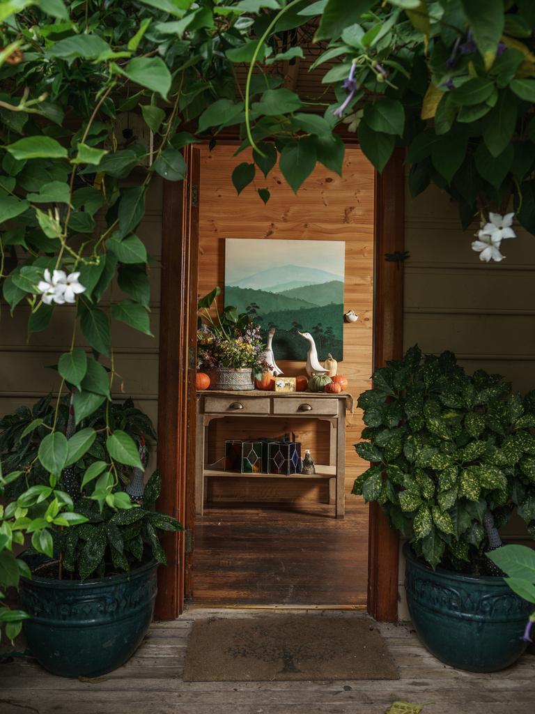 A vine-covered doorway. Picture: Nick Clayton