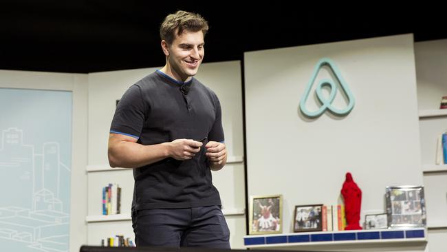 Airbnb apartment-rental marketplace co-founder and chief executive, Brian Chesky.