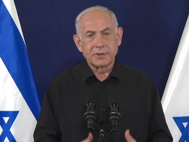 Statement by Prime Minister Benjamin Netanyahu to the Foreign Media on October 31 2023 ., "The horrors that Hamas perpetrated on October 7th remind us that we will not realize the promise of a better future unless we, the civilized world, are willing to fight the barbarians.",