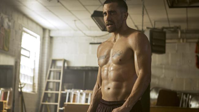 Jake Gyllenhaal in a scene from film Southpaw.