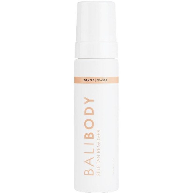 I used this tan remover to help blend the line across my ankles. Picture: Supplied