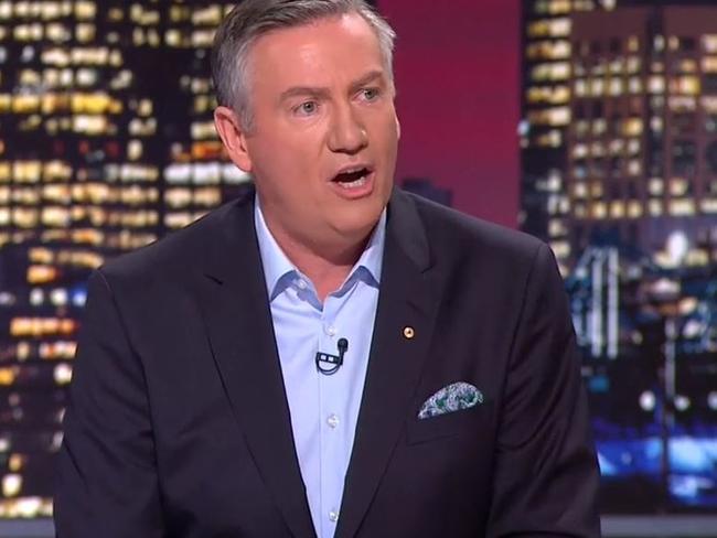 Eddie McGuire didn’t hold back in response. Pic: Nine