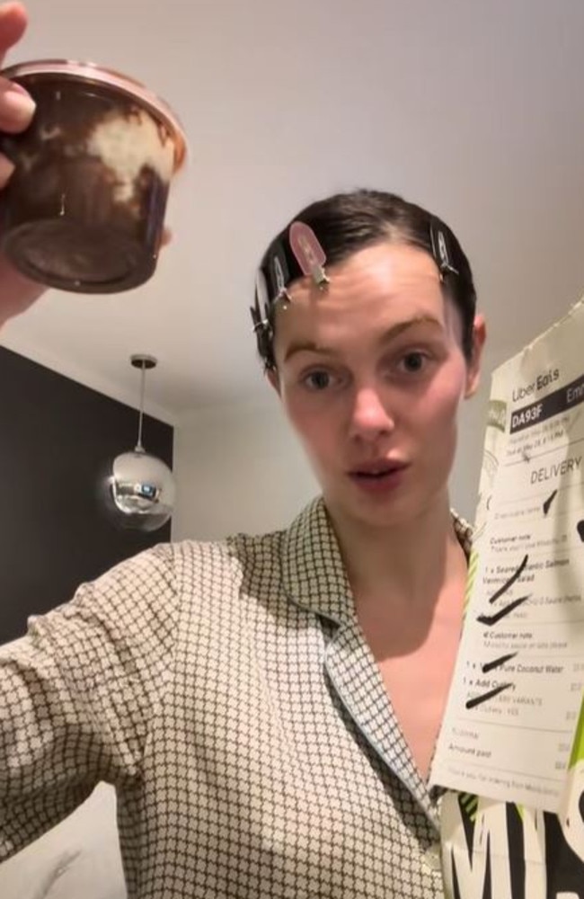 Woman shares UberEats hack. Picture: TikTok/EmmaKateBoyd