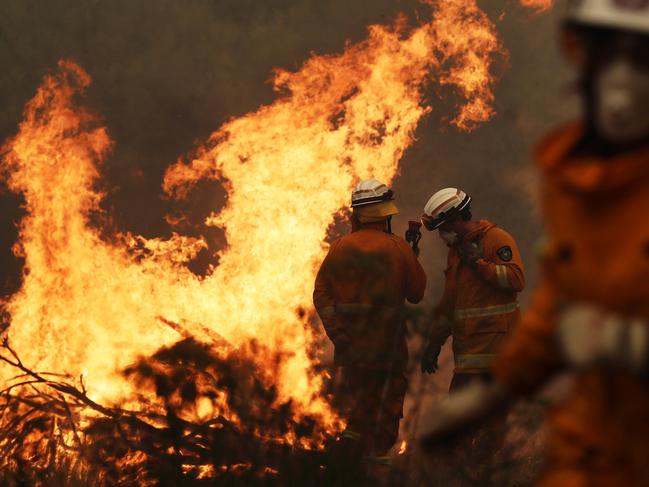 A fire in Judbury in January. Picture: LUKE BOWDEN