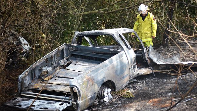 Tin Can Bay Rd has been revealed as the region’s deadliest road outside of the Bruce Highway, with 13 fatal crashes (including this one at Goomboorian) happening on the stretch between 2001 and 2018.