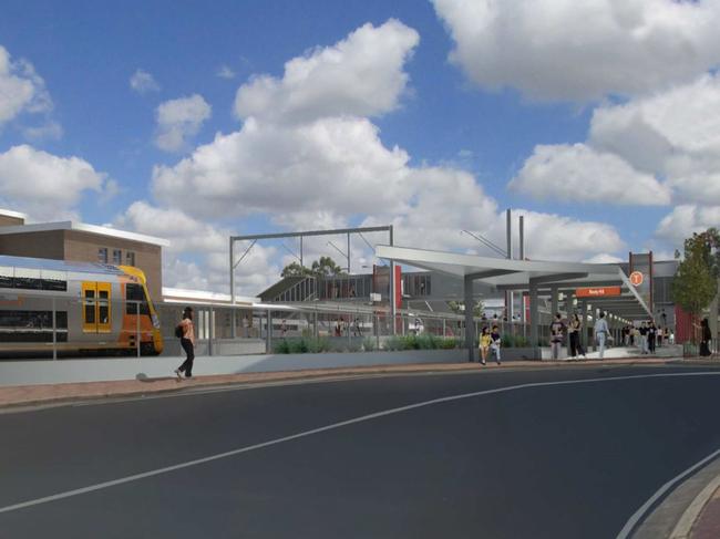 A multi-level commuter carpark will be built to accommodate travellers.