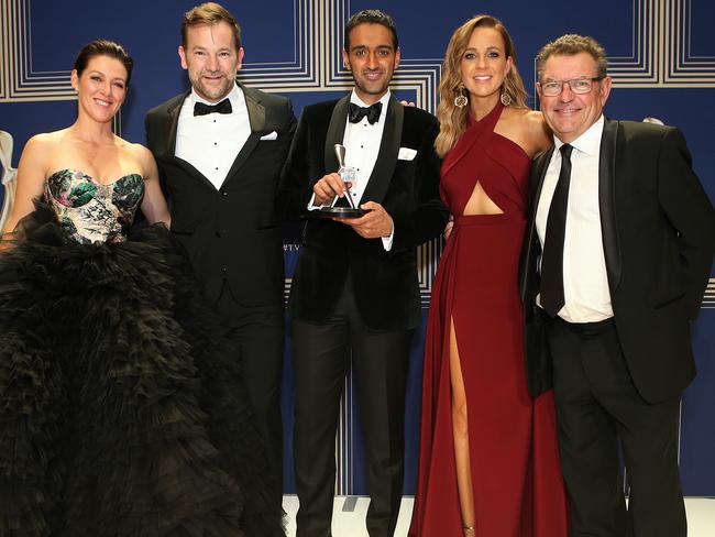 Best News Program or Current Affairs Program: The Project. Co-hosts Gorgi Coghlan, Anthony Lehmann, Waleed Aly, Carrie Bickmore and Steve Price. Picture: Julie Kiriacoudis