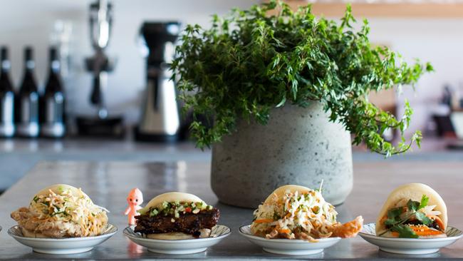 A line-up of Lucky Bao’s famous bao.