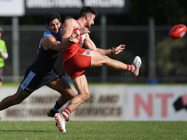 NTFL Men's Premier League elimination final between Waratah and Darwin saw Tahs come out on top. Picture: Felicity Elliott / AFLNT Media