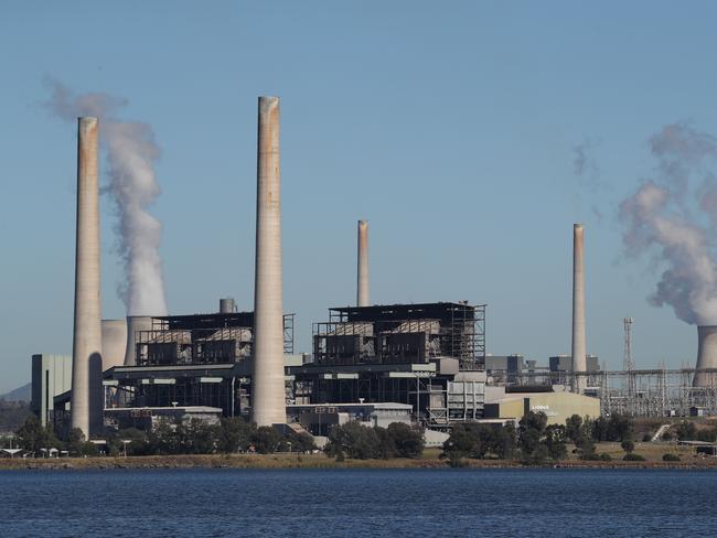 The Liddell coal fired power station that is due to be closed next year. Picture: David Swift