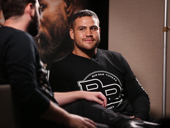 This weekend shapes as Tuivasa’s chance to grab a shot at stardom. Picture: Sam Ruttyn