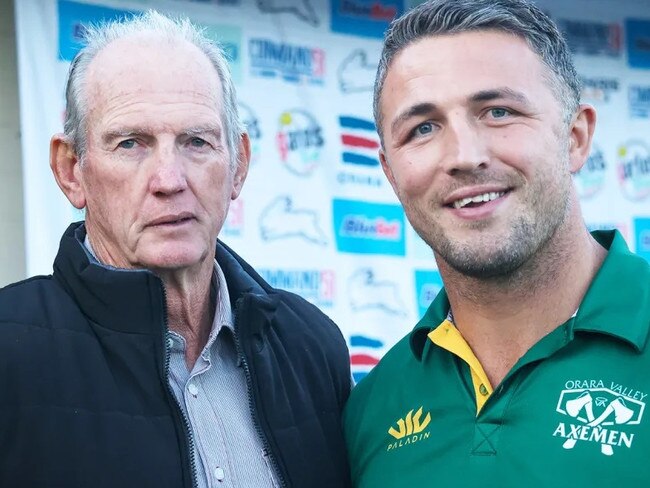 Wayne Bennett says Sam Burgess has all the ingredients to make a great head coach.