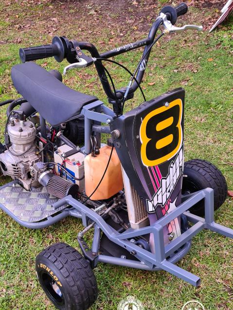 A “one of a kind” go-kart was stolen from a Pooraka business on Monday morning. Picture: SA Police