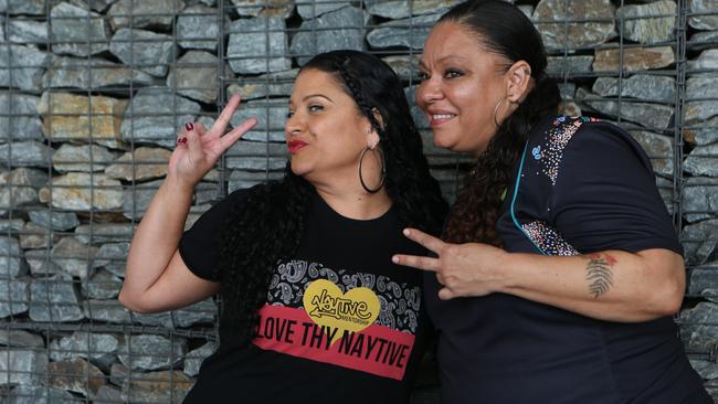 Naomi Wenitong and Simone Stacey of 2000s R&B outfit Shakaya will perform at Munro Martin Parklands as part of the Cairns Indigenous Art Fair. Picture: Supplied