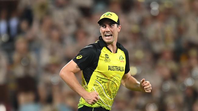 Pat Cummins and Australia struggled at the T20 World Cup. (Photo by Albert Perez/Getty Images)