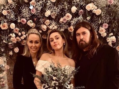 Miley Cyrus and parents Tish and Billy Ray Cyrus Photo Instagram