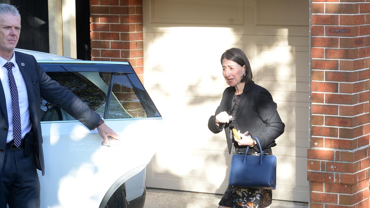 Premier Gladys Berejiklian met with Deputy Premier John Barilaro on Friday after the Nationals leader threatened to effectively move to the crossbench. Picture: NCA NewsWire / Jeremy Piper