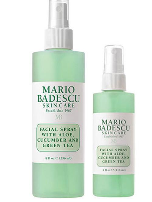 Mario Badescu Facial Spray with Aloe, Cucumber, and Green Tea ($9, Mecca).