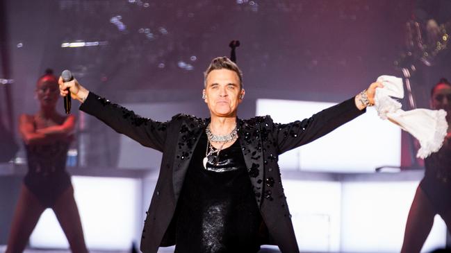 Robbie Williams is heading to Melbourne in January. Picture: Brett Schewitz