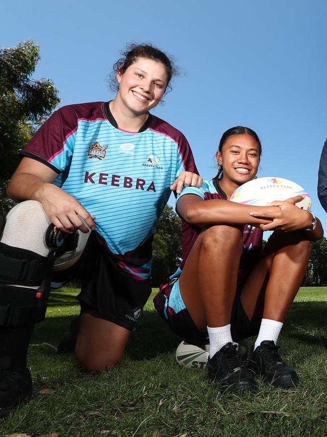 (Chelsea Lenarduzzi and Chantay Ratu. Photograph : Jason O'Brien