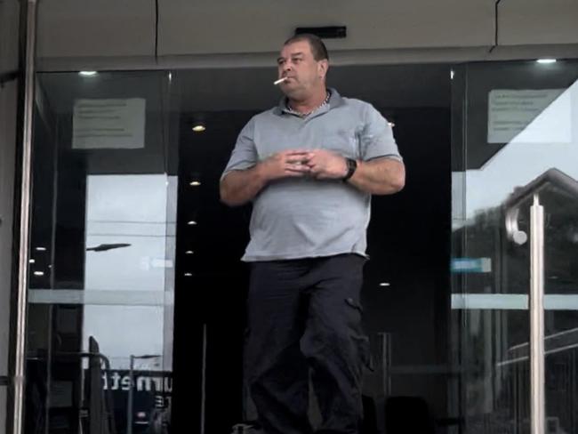 Keith Leonard Sailes at the Kingaroy courthouse.