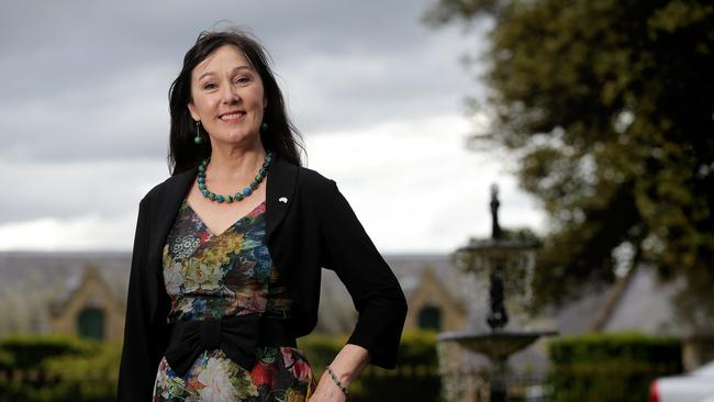 2017 Tasmanian Australian of the Year, speech pathologist Rosalie Martin at Government House after receiving her award Picture: LUKE BOWDEN