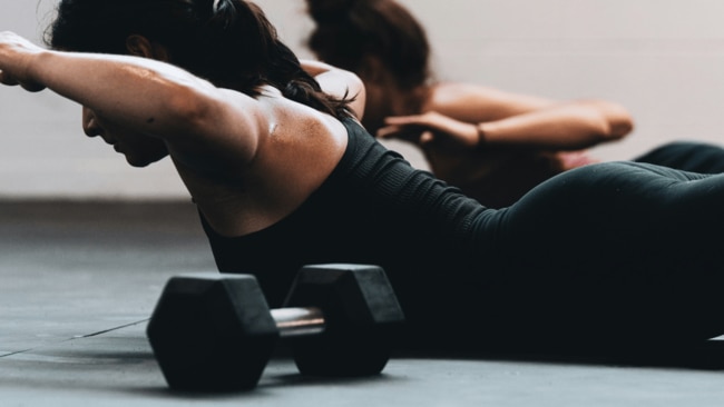 Female strength training. Image: Unsplash.