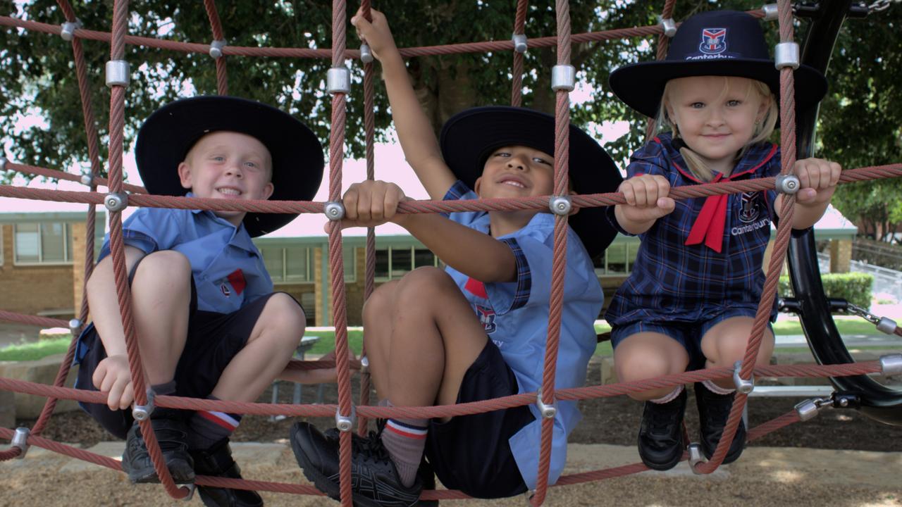 Canterbury College Waterford prep students on their first day of school for 2023. Picture: Grace Hamilton