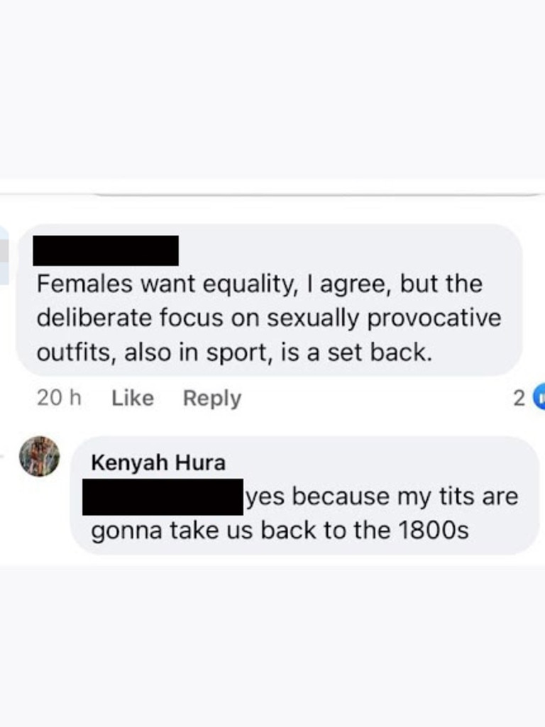 Kenyah responded to trolls. Picture: Facebook