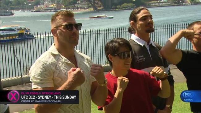 UFC welcomed to SYD outside Opera House