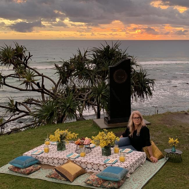 Gold Coast Pop Up Picnics owner Kyla Asmussen.