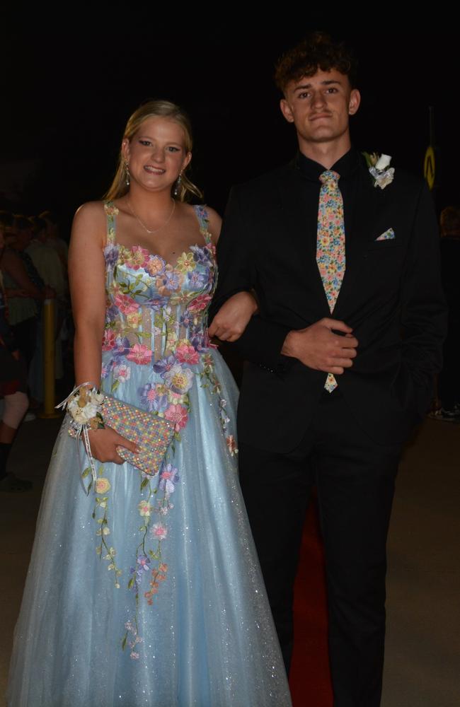 Henni Eastwell and Max Bryant at Assumption College's year 12 formal on April 22, 2025. Photo: Jessica Klein