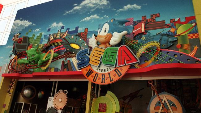 Sega World was short-lived in Sydney, but awesome. Picture: News Corp Australia 