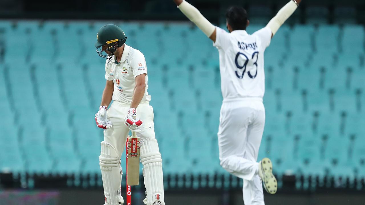 Joes Burns horror run of form continued when he was out for a duck at the SCG. Picture: Getty Images