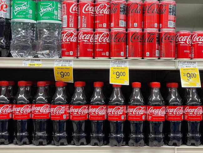 Coke No Sugar rebrands. Picture: Justin Sullivan/Getty Images/AFP