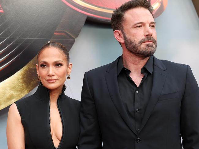 Jennifer Lopez and Ben Affleck attend the Los Angeles premiere of Warner Bros. "The Flash". Picture: Phillip Faraone/Getty Images