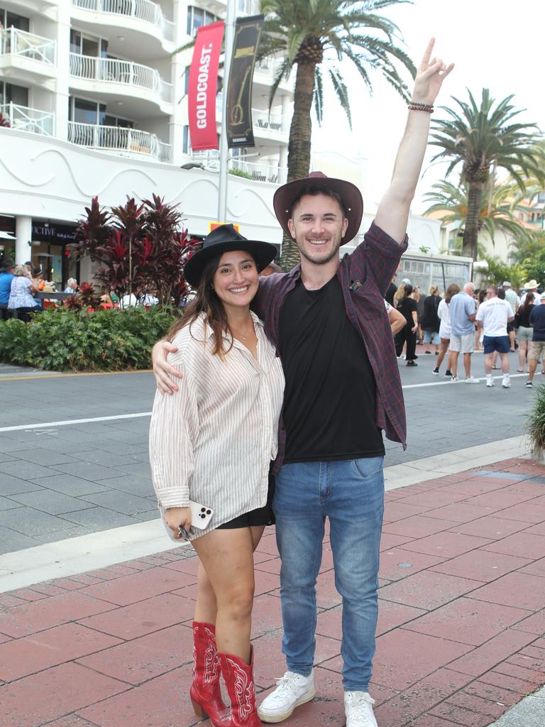Groundwater. Daniela Landa & Chad Burns. 19 October 2024 Broadbeach Picture by Richard Gosling
