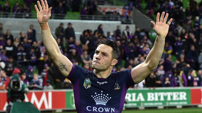 Cronk‘s stellar career has also come through sheer hard work. AAP Image/Julian Smith.