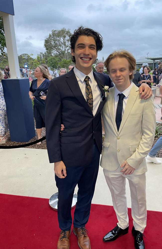 Josh and Harley at the 2023 Mountain Creek State High formal.