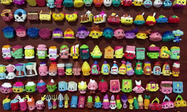 Shopkin Toys Unique Characters w/ Case NEW Lot of 49 Shopkins