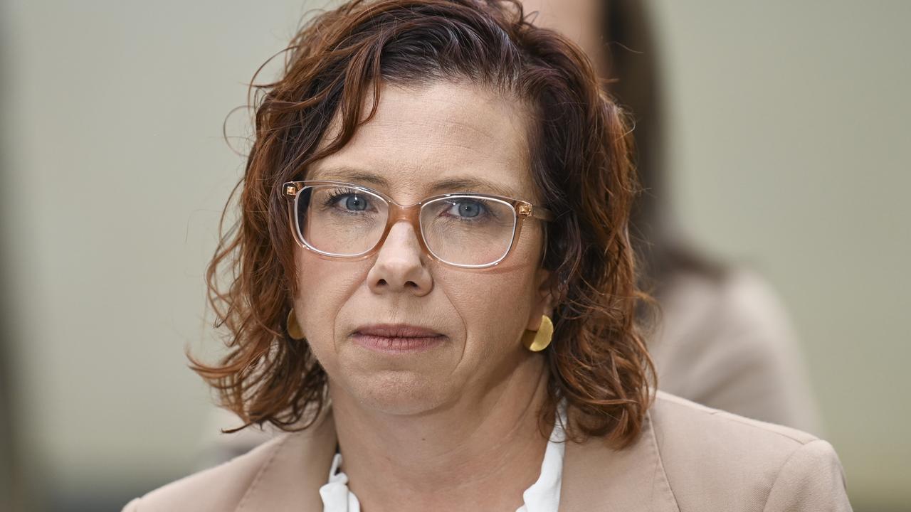 Social Services Minister Amanda Rishworth said dating app violence was ‘a form of gender-based violence’. Picture: NewsWire/ Martin Ollman