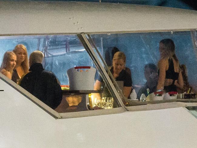 Twelve glamorous girls were hand-picked to be on the cruise. Picture: Twitter/@JustinBieberBSL