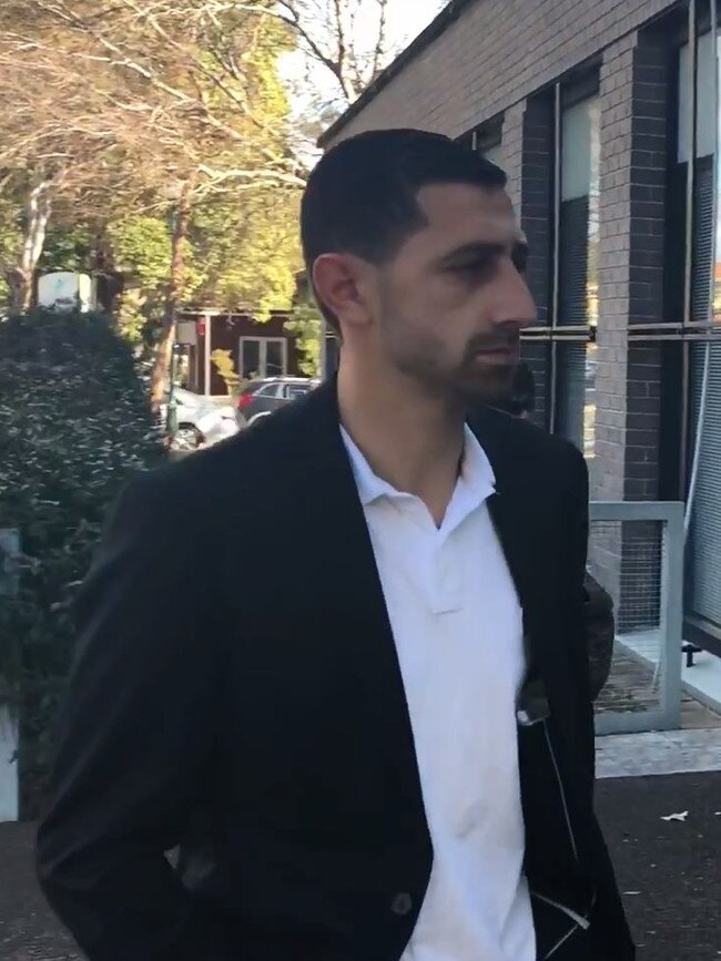 Mohammed Reda pictured arriving at Sutherland Local Court at a previous hearing