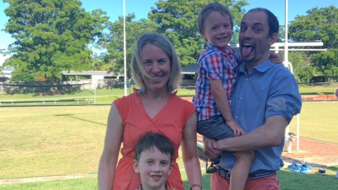 Steve Griffin and family. Picture - contributed.