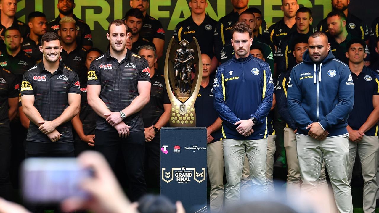 Both teams have two captains. Photo: NRL Photos