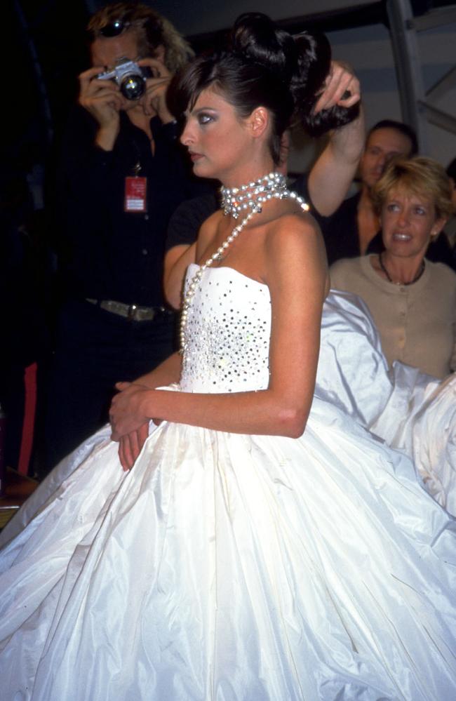 Supermodel Linda Evangelista graced Australian Fashion Week in 1997. Picture: Robert Rosen