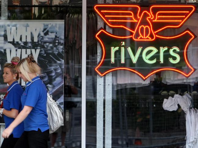 Rivers clothing store in Port Macquarie